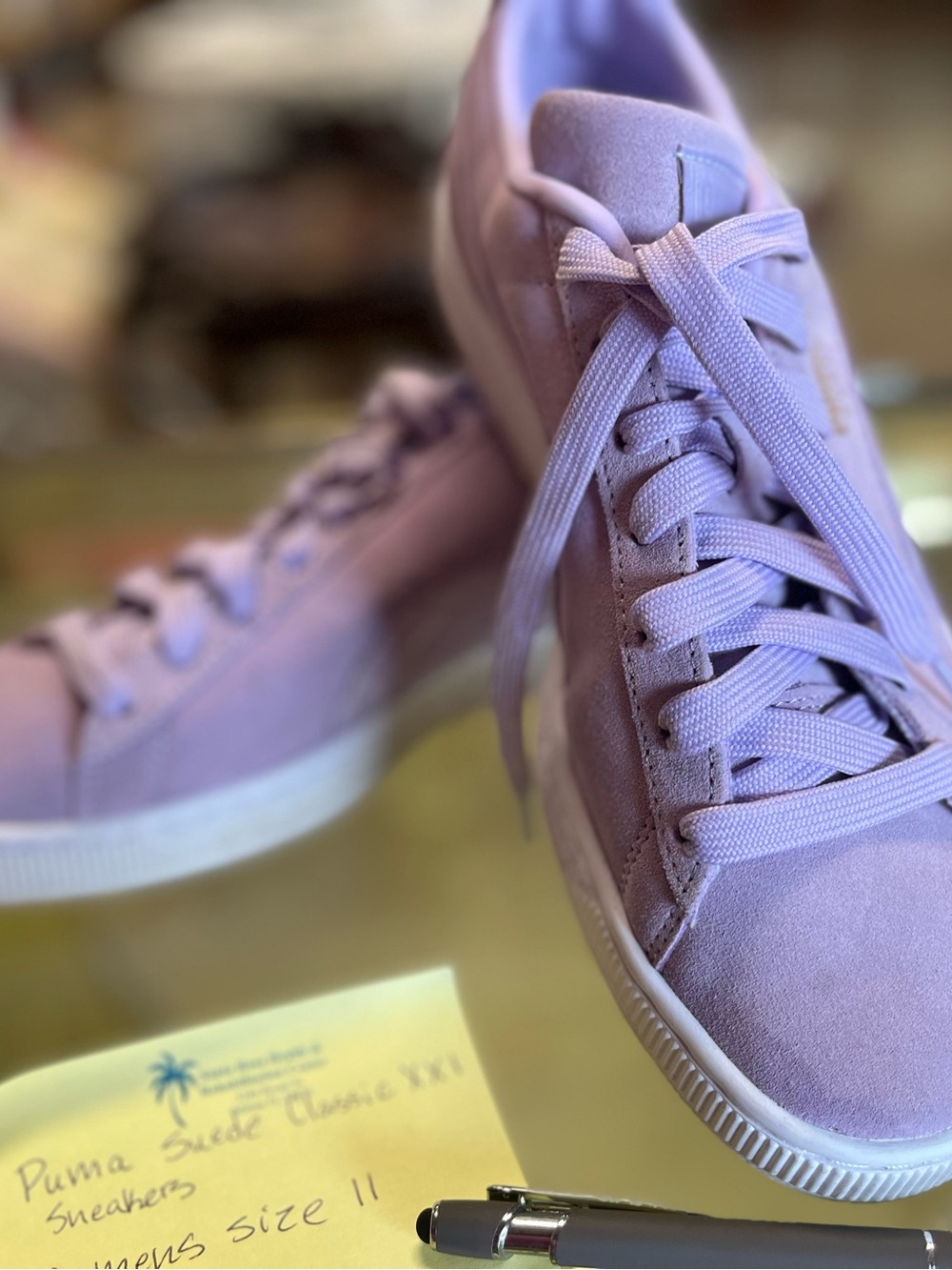 Puma Women's Suede Classic XXI Sneakers in Lavender Purple - Picture 3 of 4